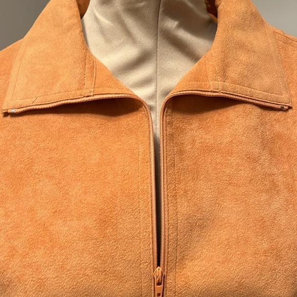 Cute vintage ultra suede dress ! Size 10 - Picture 2 of 5